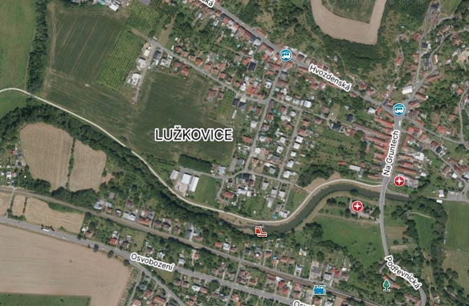 Prodej pozemku bydlení pozemek 1200 m², Na Gruntech, Zlín-Lužkovice